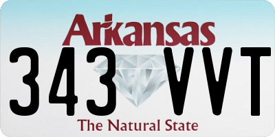 AR license plate 343VVT