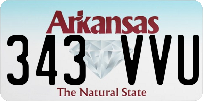 AR license plate 343VVU