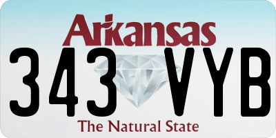 AR license plate 343VYB