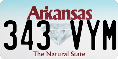 AR license plate 343VYM
