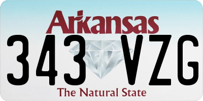 AR license plate 343VZG