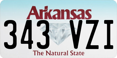 AR license plate 343VZI