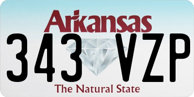 AR license plate 343VZP