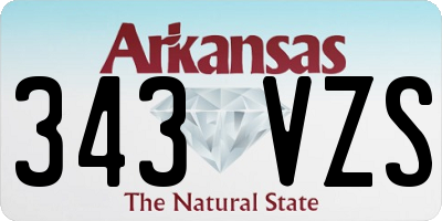 AR license plate 343VZS