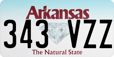 AR license plate 343VZZ