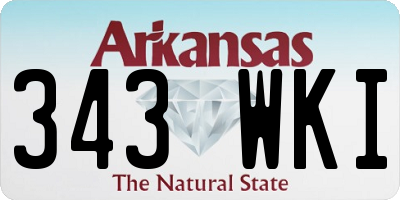 AR license plate 343WKI