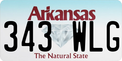 AR license plate 343WLG