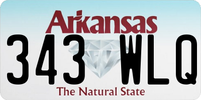 AR license plate 343WLQ