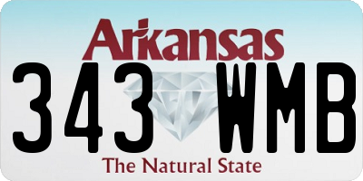 AR license plate 343WMB
