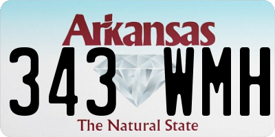 AR license plate 343WMH
