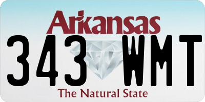 AR license plate 343WMT