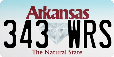 AR license plate 343WRS