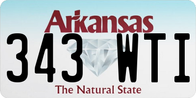 AR license plate 343WTI