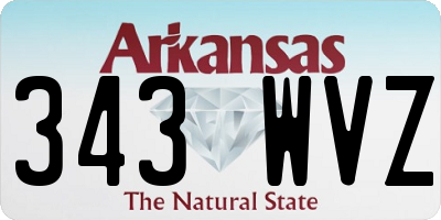AR license plate 343WVZ