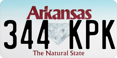 AR license plate 344KPK