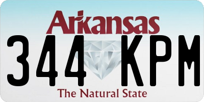 AR license plate 344KPM