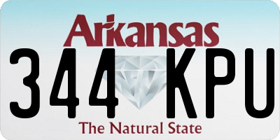 AR license plate 344KPU