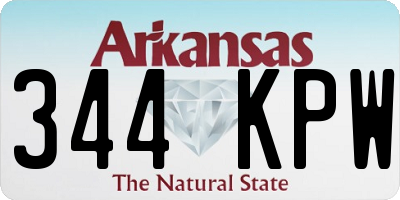 AR license plate 344KPW