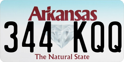 AR license plate 344KQQ