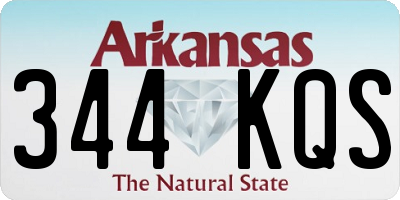 AR license plate 344KQS