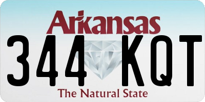 AR license plate 344KQT