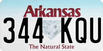 AR license plate 344KQU
