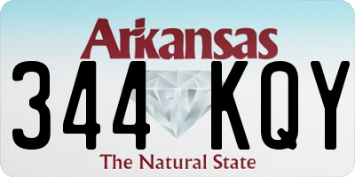 AR license plate 344KQY