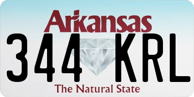 AR license plate 344KRL