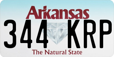 AR license plate 344KRP