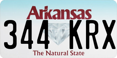 AR license plate 344KRX