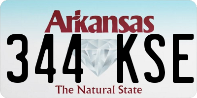 AR license plate 344KSE
