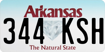 AR license plate 344KSH