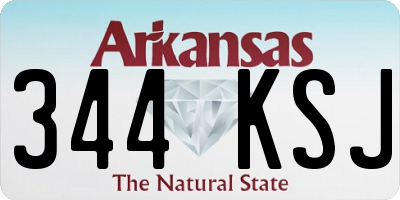 AR license plate 344KSJ