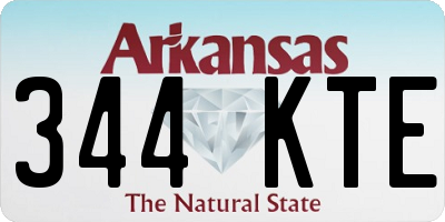AR license plate 344KTE