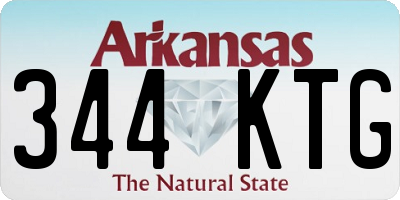 AR license plate 344KTG