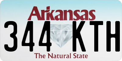 AR license plate 344KTH