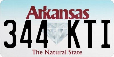 AR license plate 344KTI