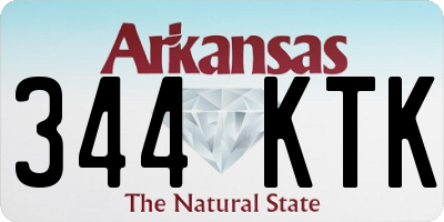 AR license plate 344KTK