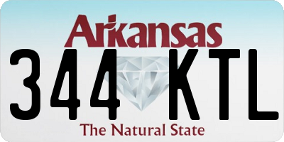 AR license plate 344KTL