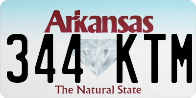 AR license plate 344KTM