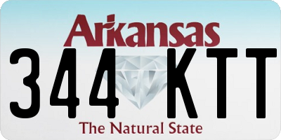 AR license plate 344KTT
