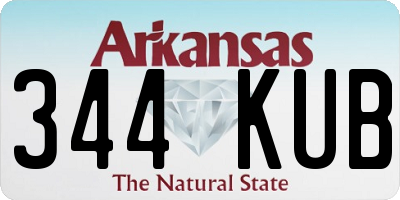 AR license plate 344KUB