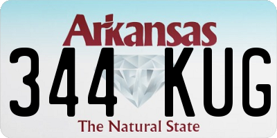 AR license plate 344KUG