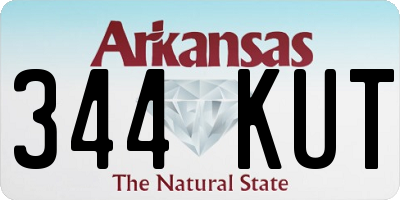 AR license plate 344KUT