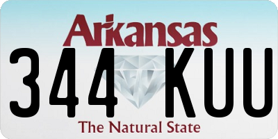 AR license plate 344KUU