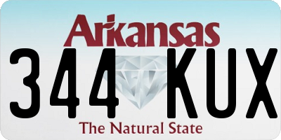 AR license plate 344KUX
