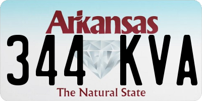 AR license plate 344KVA
