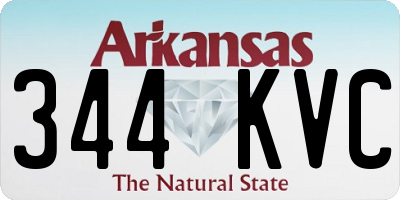AR license plate 344KVC