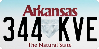 AR license plate 344KVE