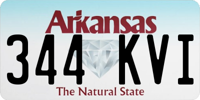 AR license plate 344KVI